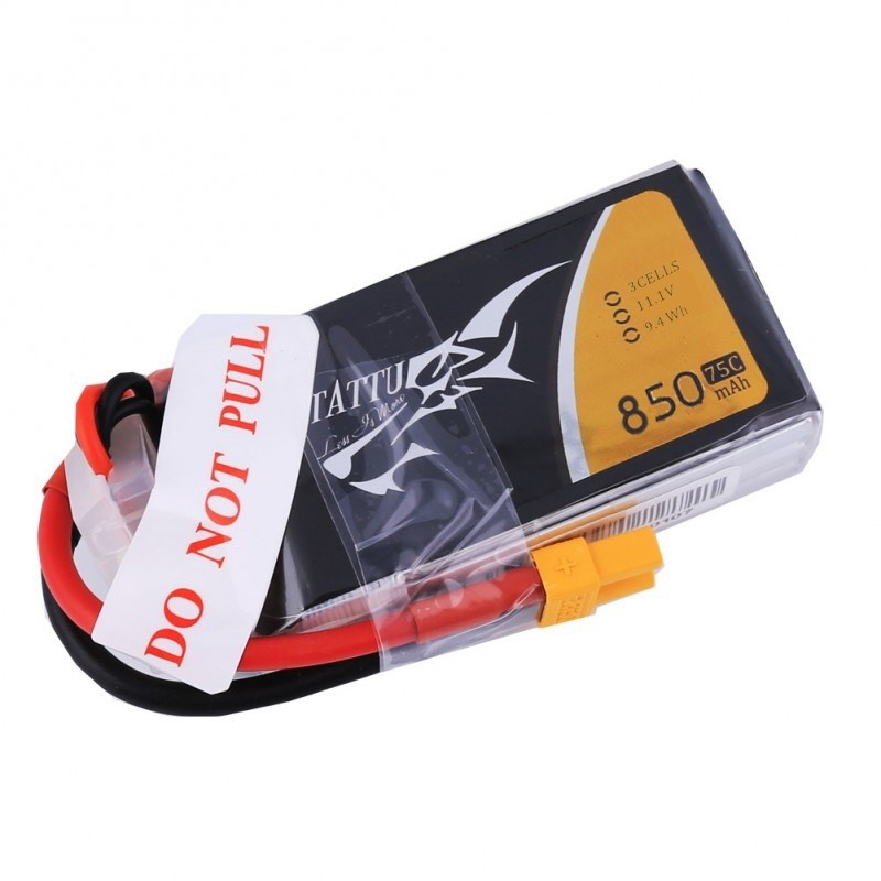 Lipo 11,1v 3S 850mh XT60 TatAhtu