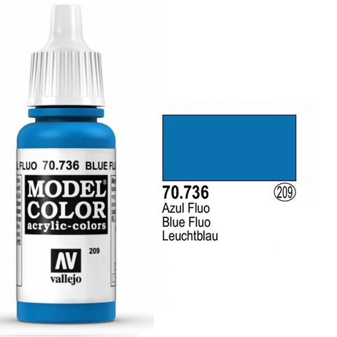 Modelcolor 70736 Blue Fluo 17ml
