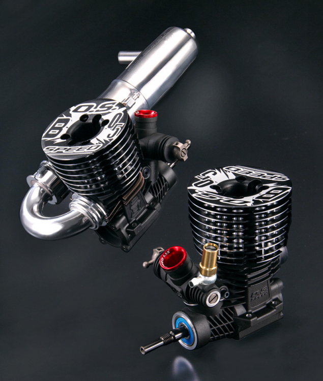 O.S. SPEED B2105 3.5cc Buggymotor Combo Set - Bild 3