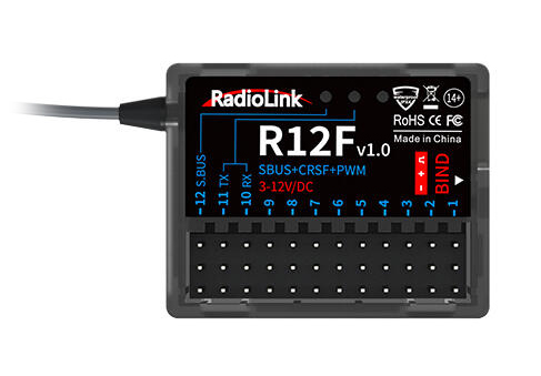 Radiolink R12F 12-kanals Mottagare – 2.4GHz
