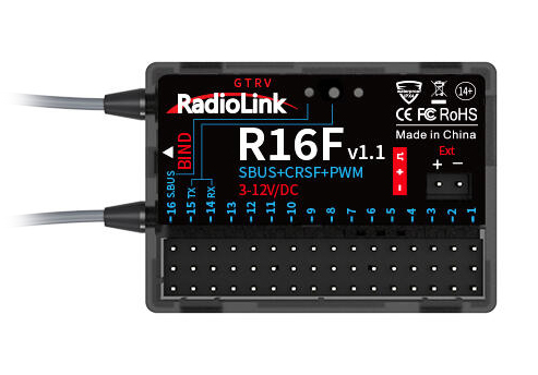 Radiolink R16F 16-kanals Mottagare – 2.4GHz
