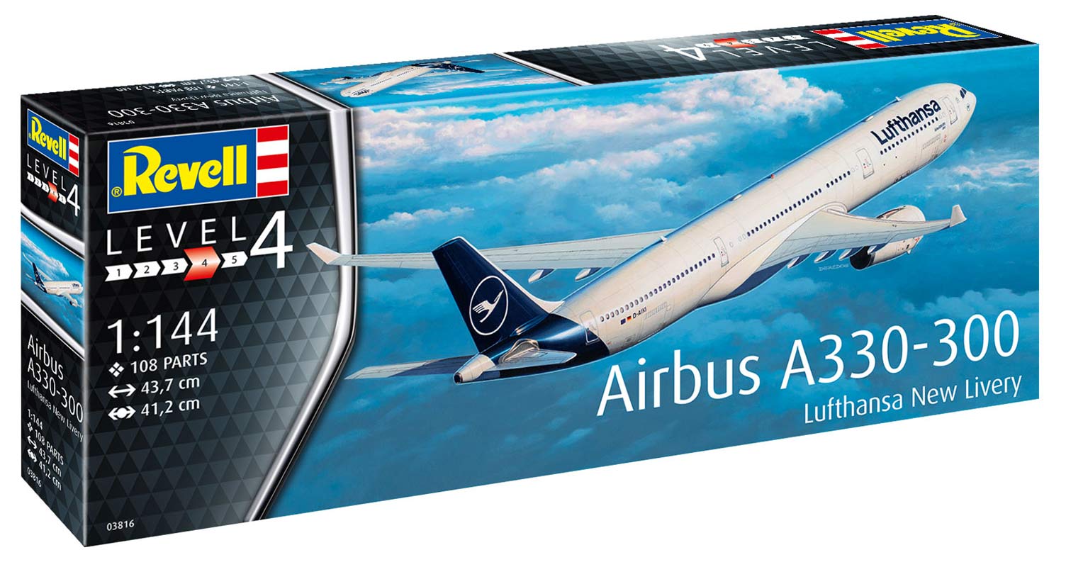 Revell 03816 Airbus A330-300 - Lufthansa 1:144