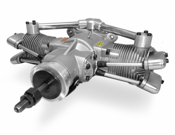 SAITO FG-41TS 41cc 4-takts Twin Bensinmotor
