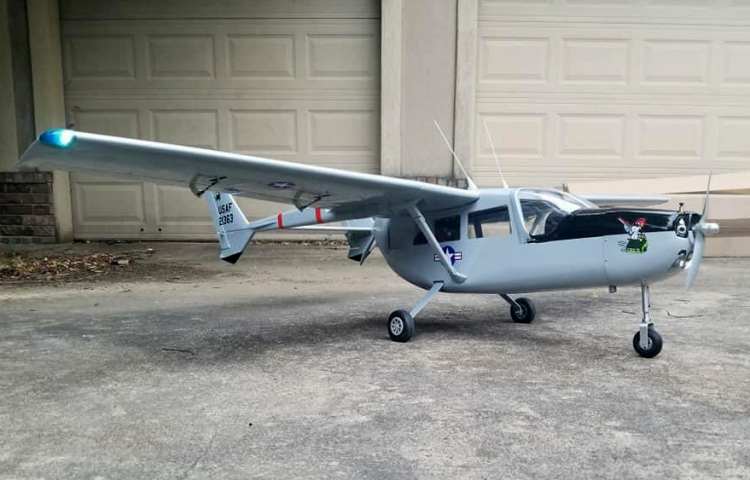 Seagull Cessna O-A2 Skymaster Military 1950mm .36-.46 ARF - Bild 3