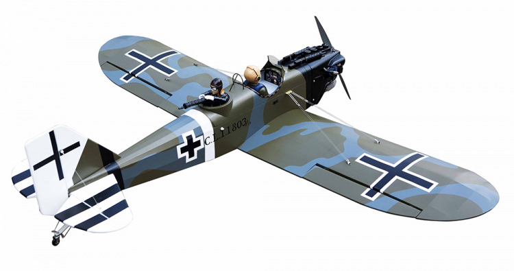 Seagull Junkers CL1 G-BUYU 10-15cc Gas ARF - Bild 4