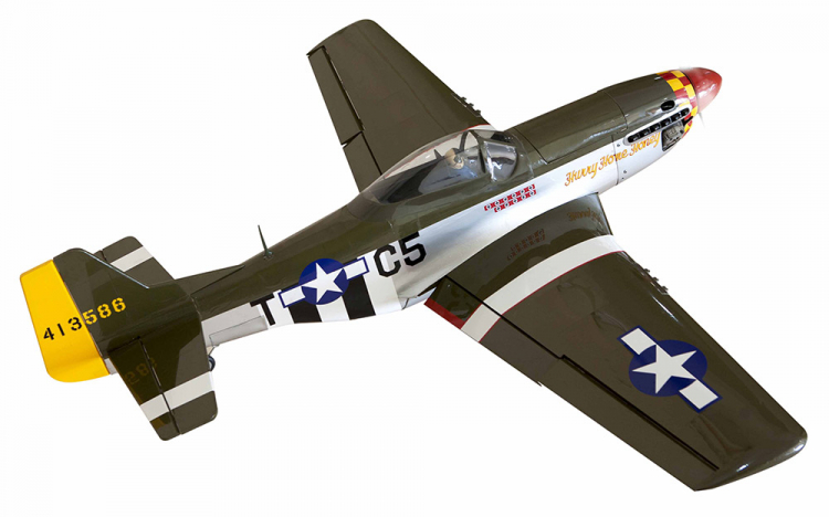 Seagull P51D Mustang 10cc Bensin 1.43m ARF - Bild 3