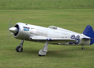 Seagull YAK-11 Reno Racer Czech Mate 1800mm 35cc Gas Blå ARF