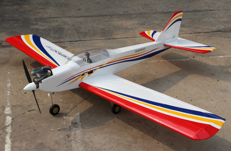 Seagull Tempest Trainer 2060mm - 15cc Gas/EP ARF - Bild 2