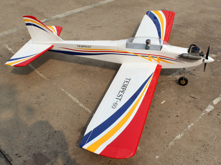 Seagull Tempest Trainer 2060mm - 15cc Gas/EP ARF - Bild 8