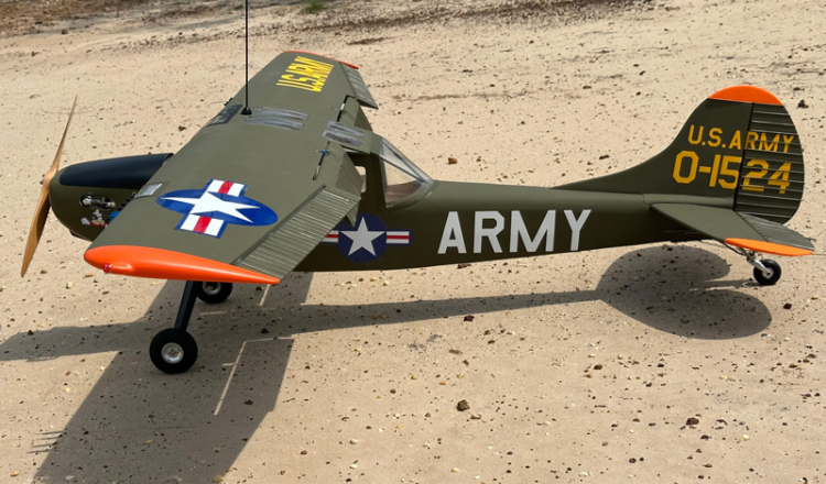 Seagull Cessna L-19A Bird Dog 2502mm 35-40cc - Bild 5