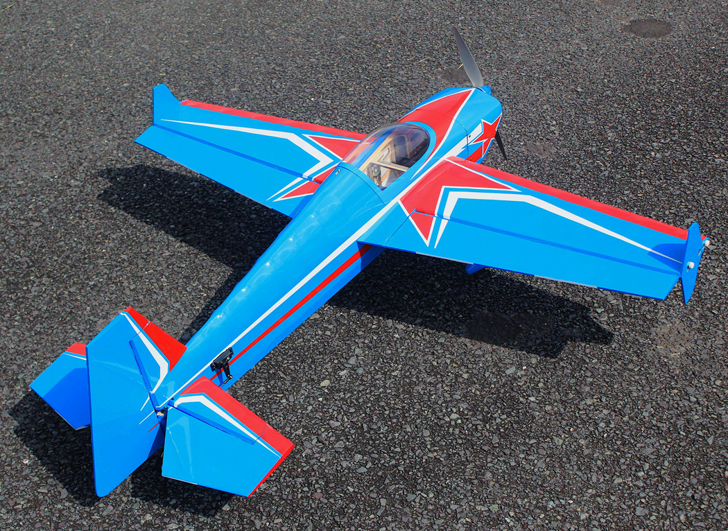Seagull Laser 30E 3D 122cm Blå/Röd ARF - Bild 6