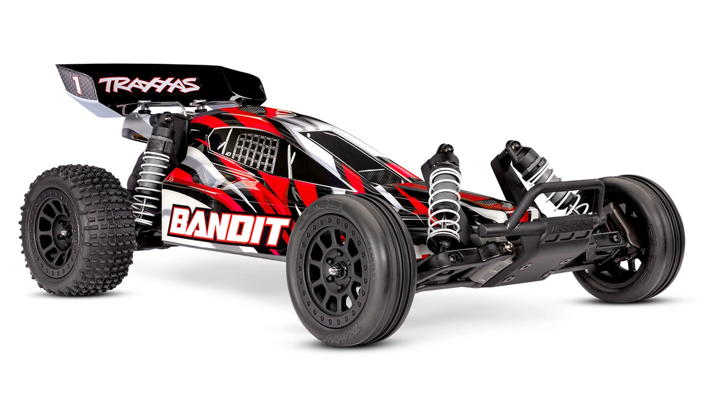 Traxxas Bandit 2WD 1/10 RTR TQ Med USB-C laddare/7 cell NiMH 3000mAh