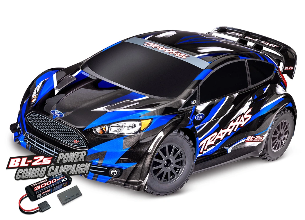 Ford Fiesta ST Rally Traxxas 1/10 4WD RTR TQ BL-2S