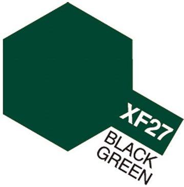 Tamiya 81727 Akryl färg XF-27 Black Green 10ml
