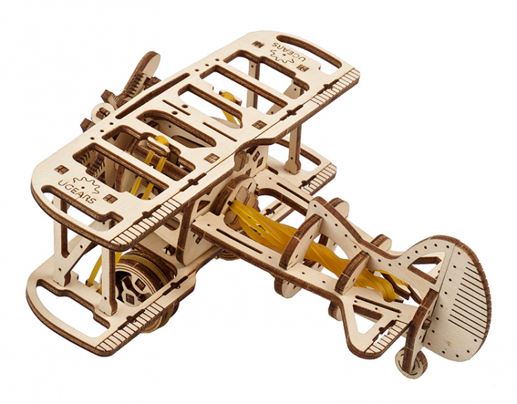 Ugears Mini-Biplane - Bild 7