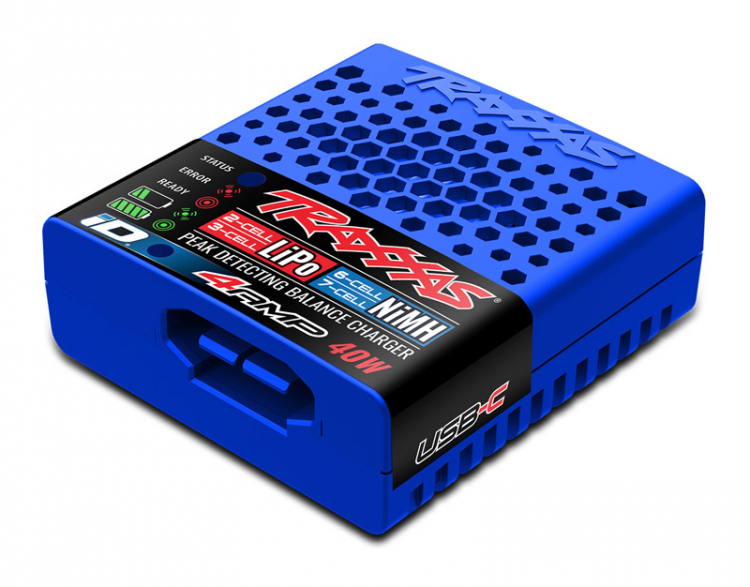 Laddare Auto ID USB-C Multi-chem 40W NiMH/LiPo