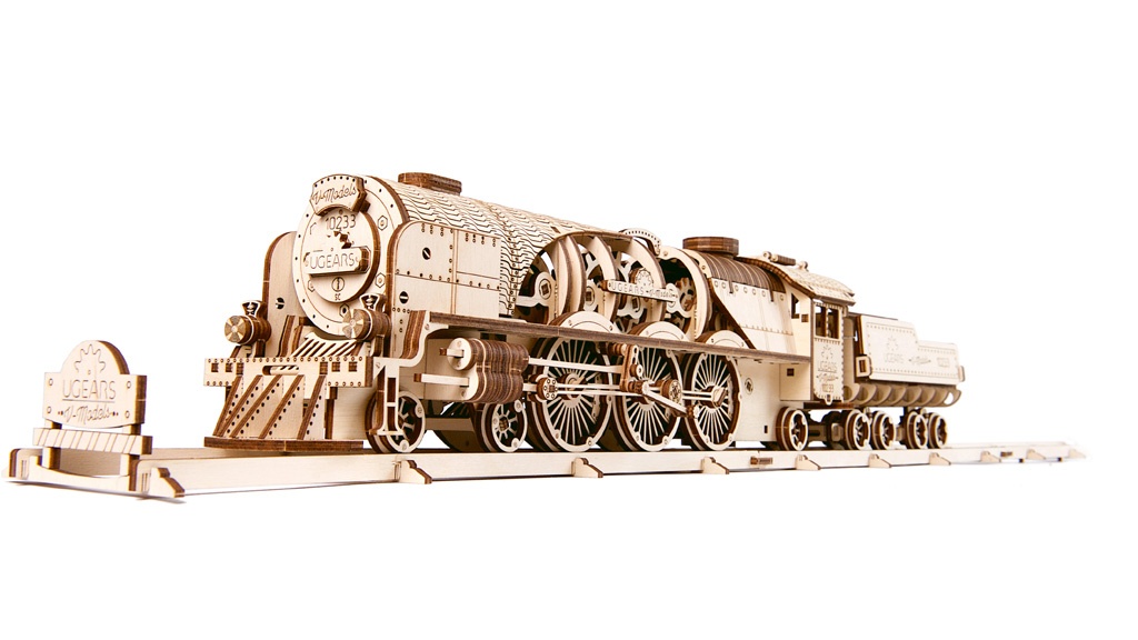 Ugears V-Express Steam Train with Tender