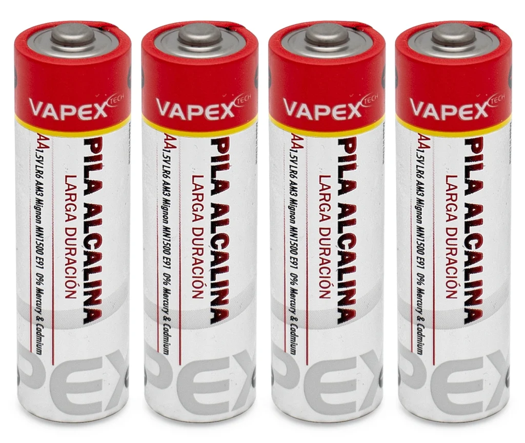 Batteri Alkaline Vapex Plus batteri AA 4-pack