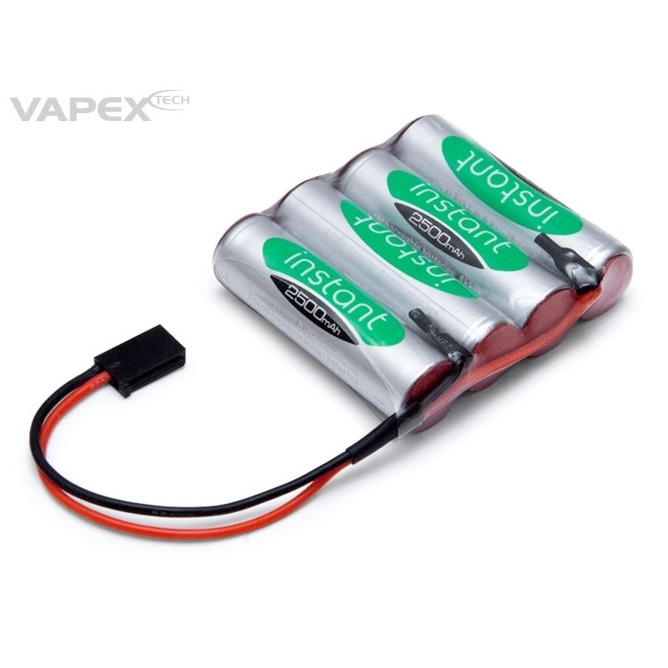 Batteri NimH Vapex 4.8v NimH 2500mah Platt Instant