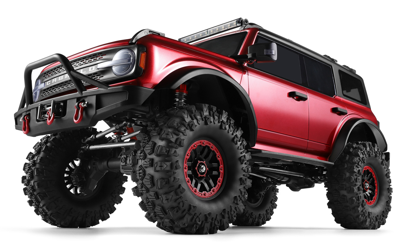 WL 104020 4WD Crawler Truck m. Vinsch 1/10 RTR Röd - Bild 6
