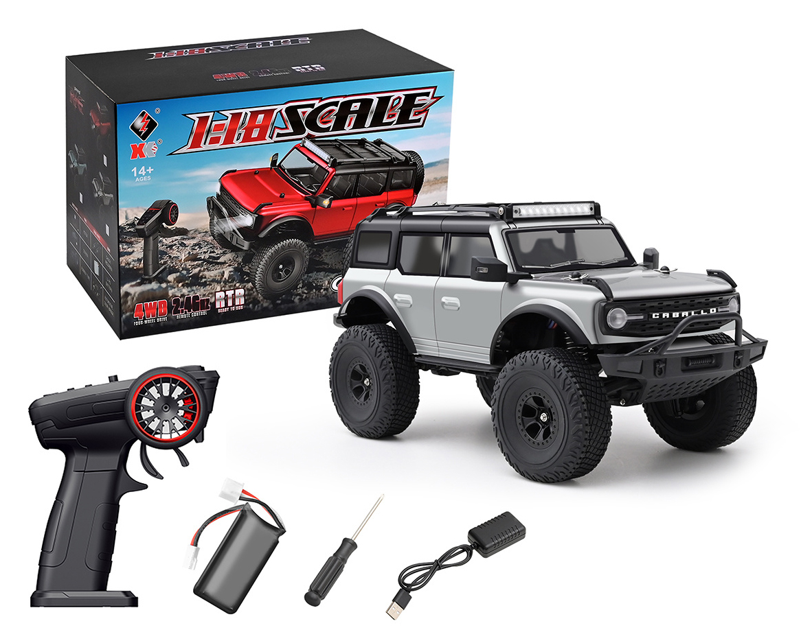 WL 184023 4WD Crawler 1/18 RTR Grå - Bild 7