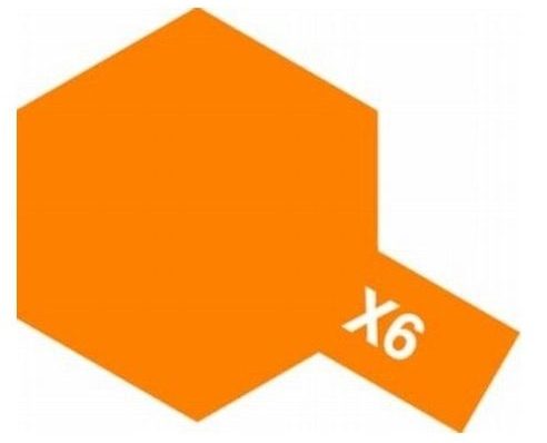 Tamiya 81506 Akryl färg X-6 Orange 10ml