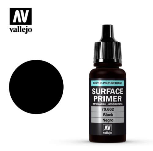 Vallejo 70602 Surface Primer Svart 17ml