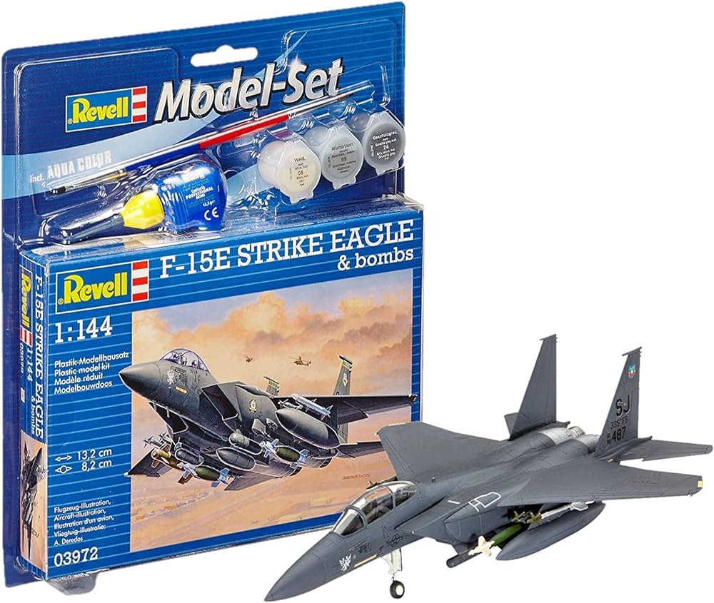 Revell 63972 Model Set F-15E STRIKE EAGLE & bombs