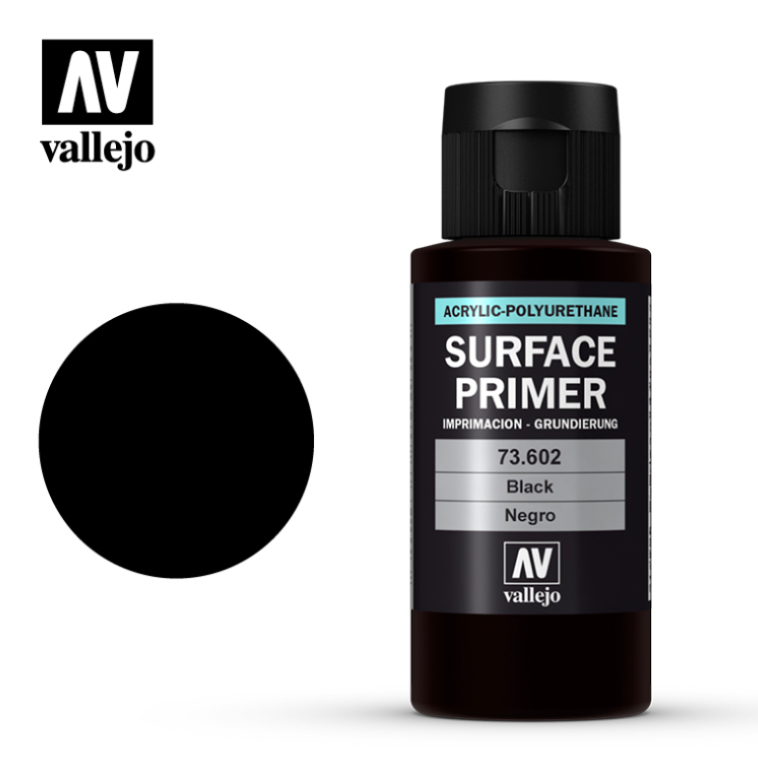 Vallejo 73602 Surface Primer Svart 60ml
