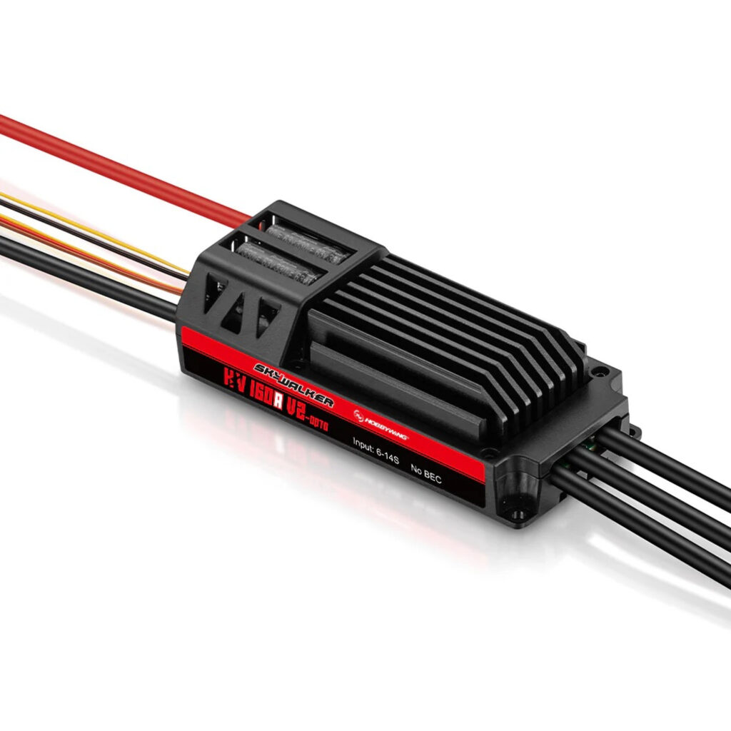 Hobbywing Skywalker 160A HV Opto V2 Fartreglage 6-14S utan BEC