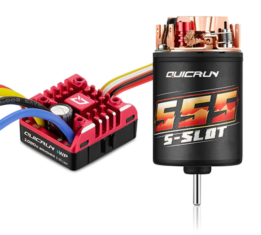 Hobbywing QuicRun Combo 1080 G2 - 555 11T 1/10 Crawler
