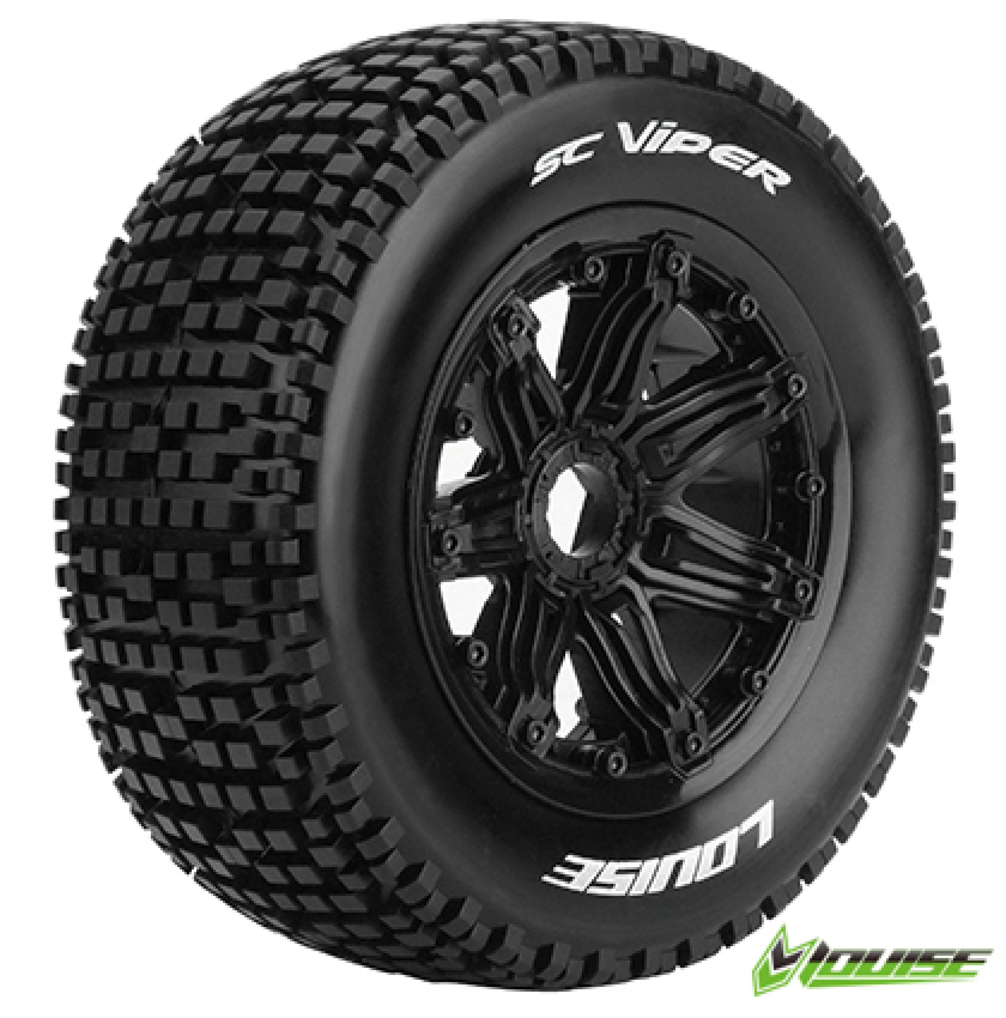 Louise SC-VIPER Däck/Fälg Short Course 2-pack