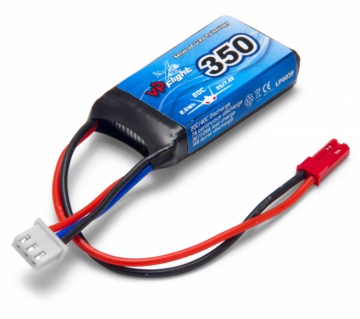 Li-Po Batteri 2S 7,4V 350mAh 20C JST-RCY Vapex