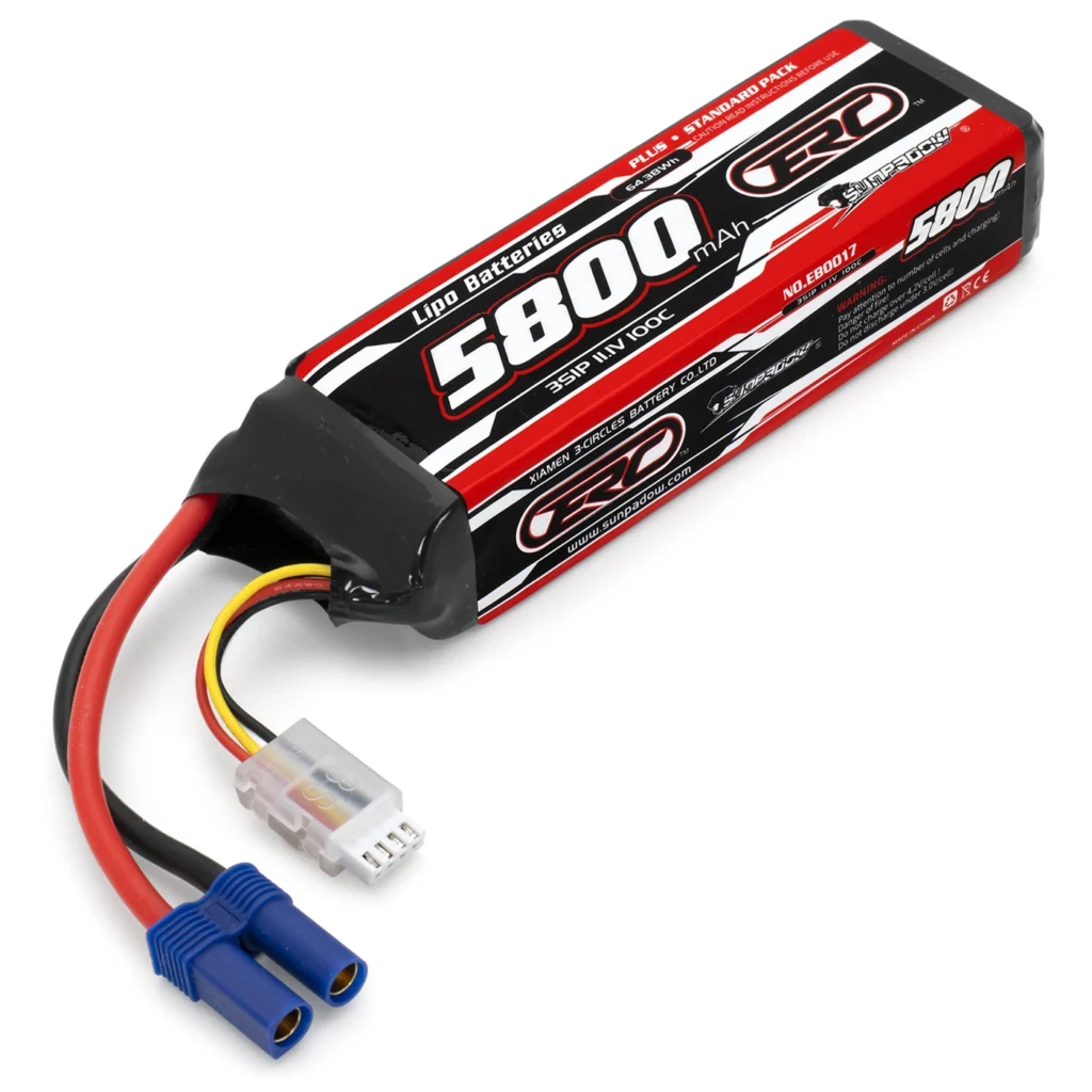 Li-Po Batteri 3S 11,1V 5800mAh 100C EC5-Kontakt