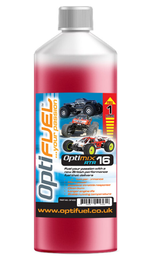 Optimix RTR Bränsle 16% Nitro 15% Olja 1L (skickas ej)