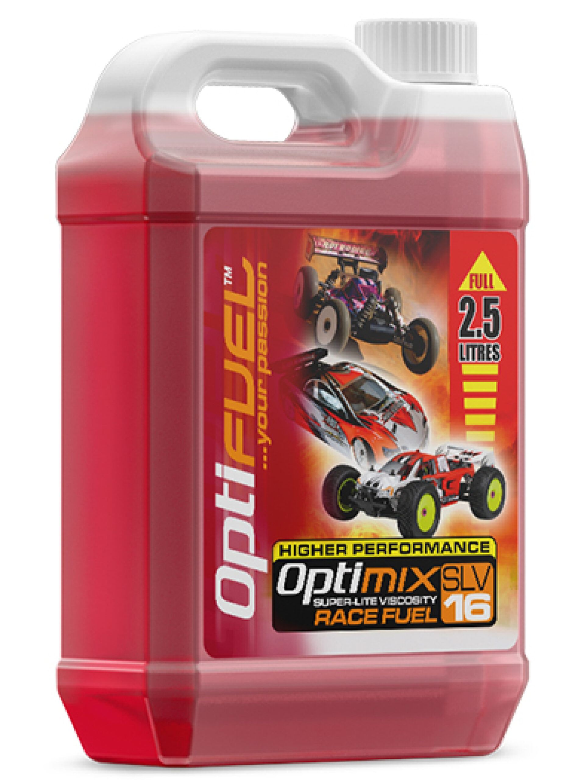 Optimix Race Bränsle 16% Nitro 15% olja 2.5L (skickas ej)