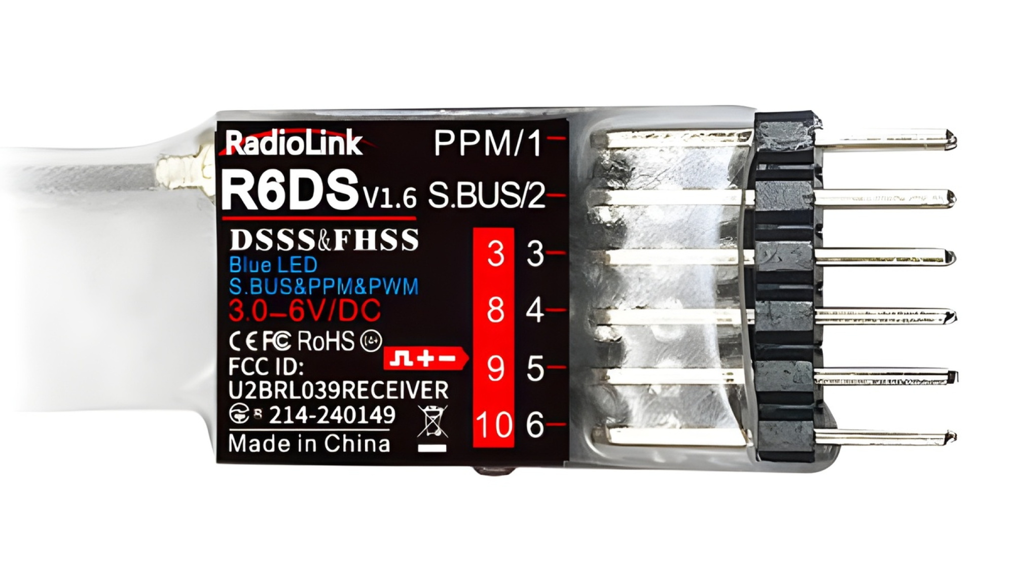 Radiolink R6DS Mottagare – 2.4GHz