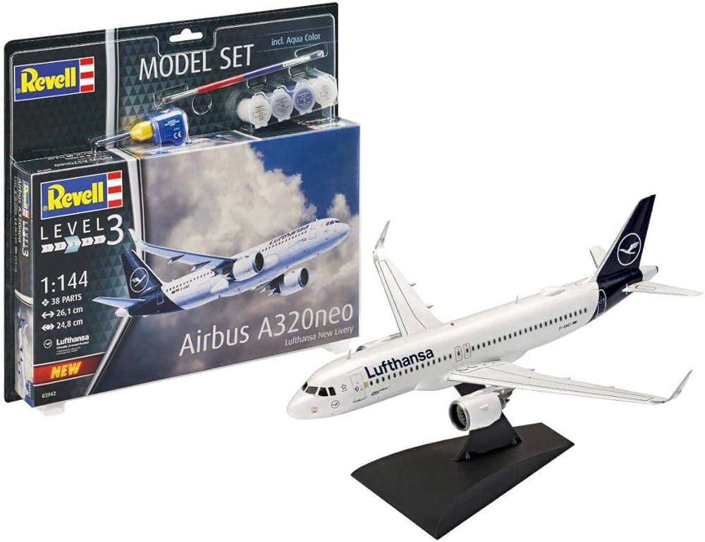 Revell 63942 Model Set Airbus A320 Neo "Lufthansa"