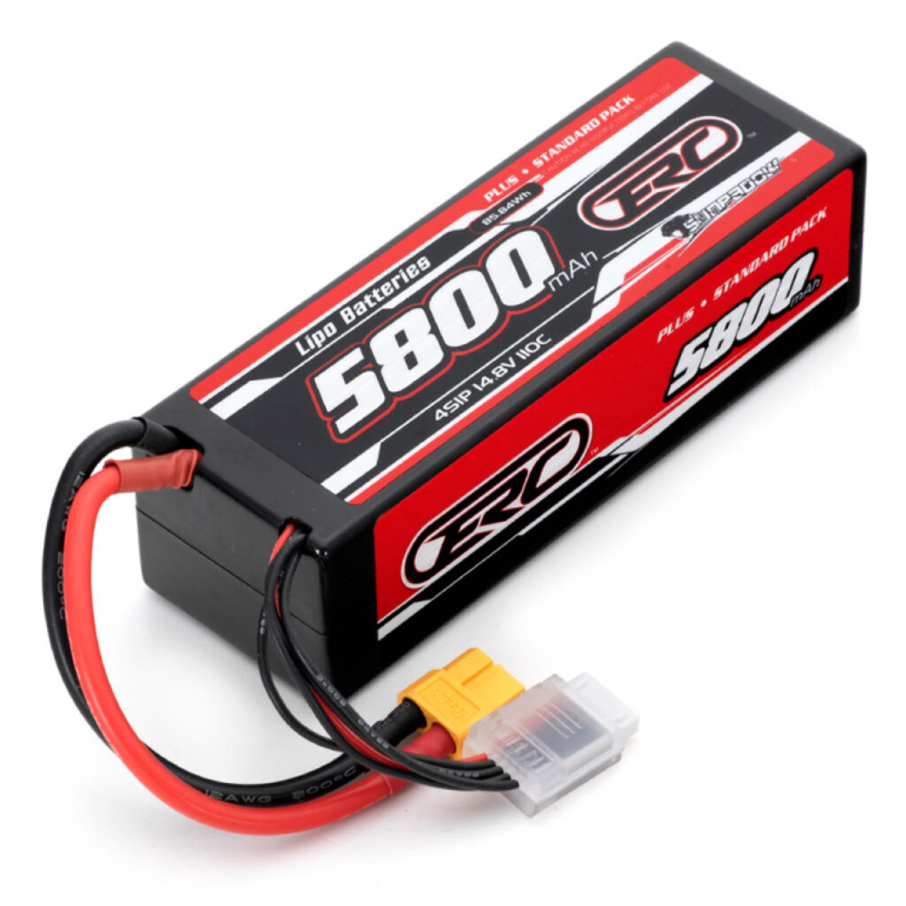 Lipo 14.8V 4S 5800mAh 110C Hard XT60 Sunpadow