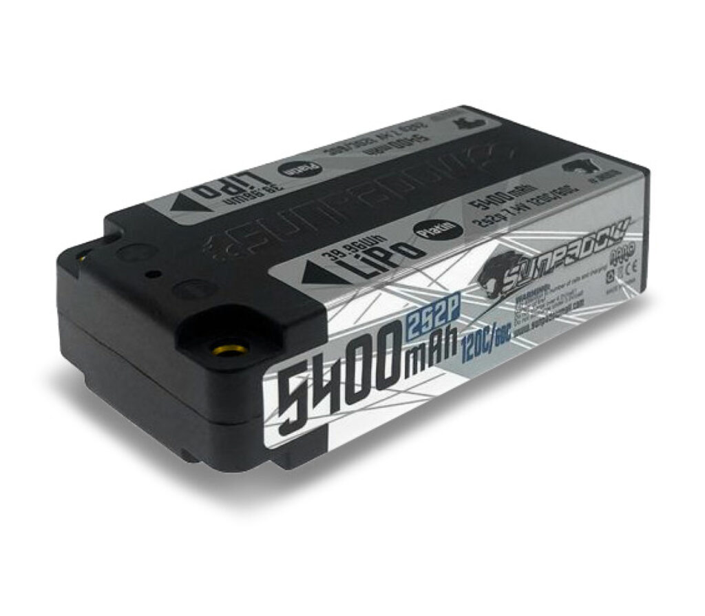Sunpadow Li-Po Batteri 2S 7,4V 5400mAh 120C Shorty