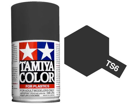 Tamiya TS-6 Matt Black (Flat)