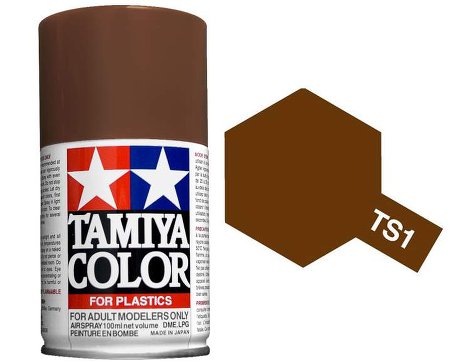 Tamiya TS-1 Red Brown (Flat)