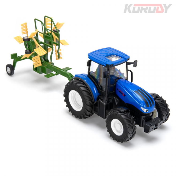 Traktor med rotorhövändare RC RTR 1:24 - Bild 2