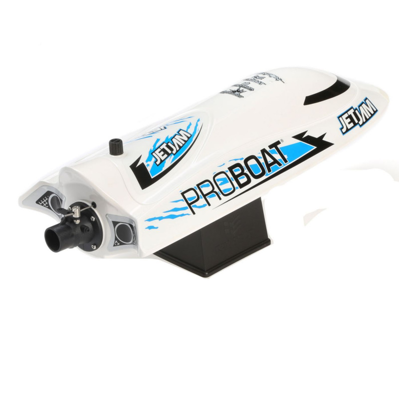 Jet Jam 12" Self-Righting Pool Racer Brushed RTR, Vit - Bild 3