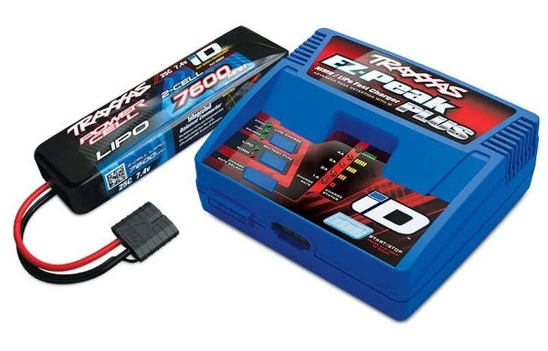 Traxxas 4A Laddare med 2S 7.4v 7600mah