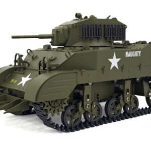 RACENT M5A1 Stuart RC-stridsvagn 1/16 grön