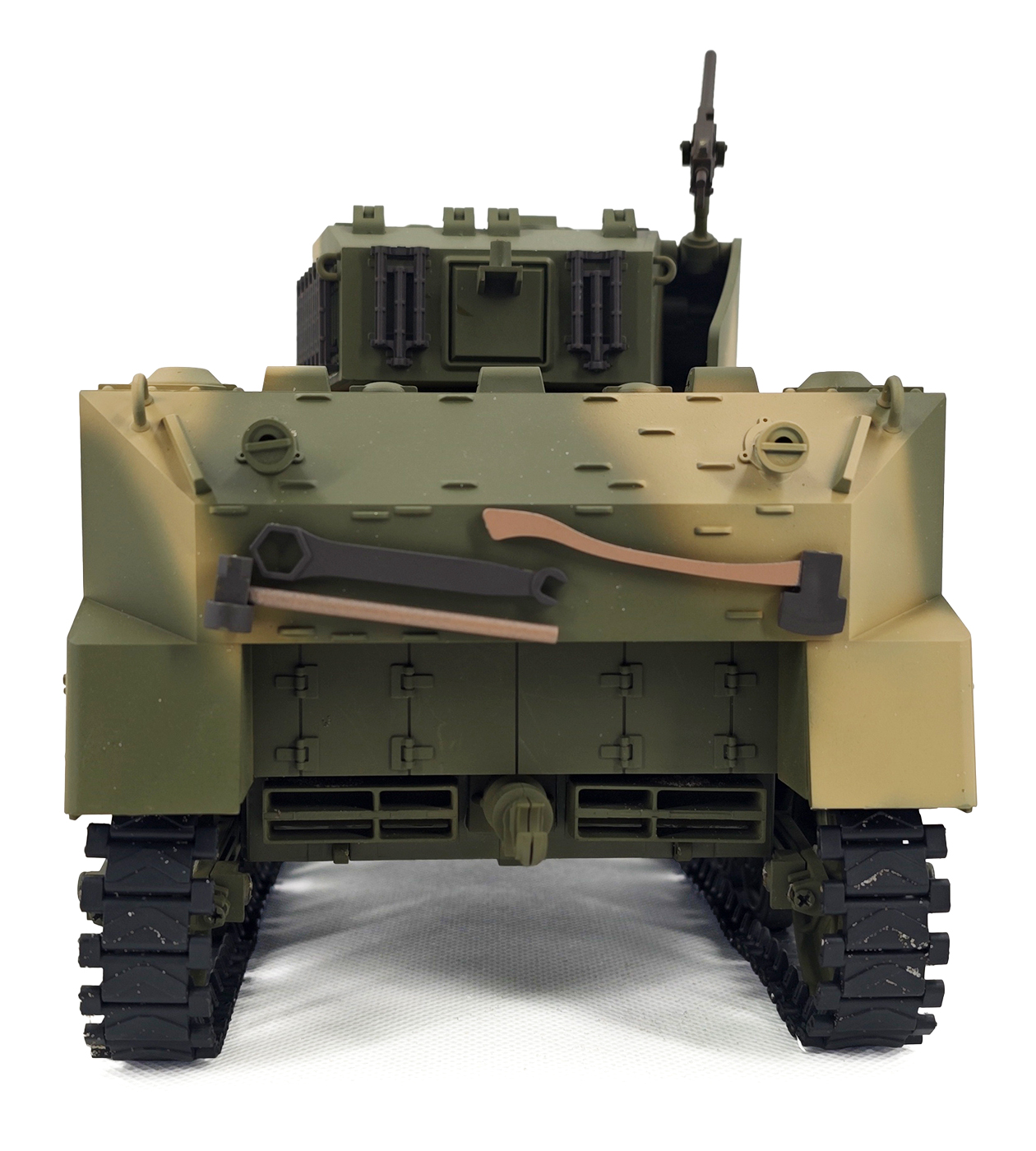 RACENT M5A1 Stuart RC-stridsvagn 1/16 gul – produktbild 7