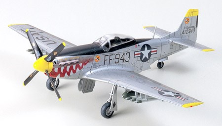 Tamiya North American F-51D Mustang (KOREAN WAR) 1/72 plastbyggsats – 60754