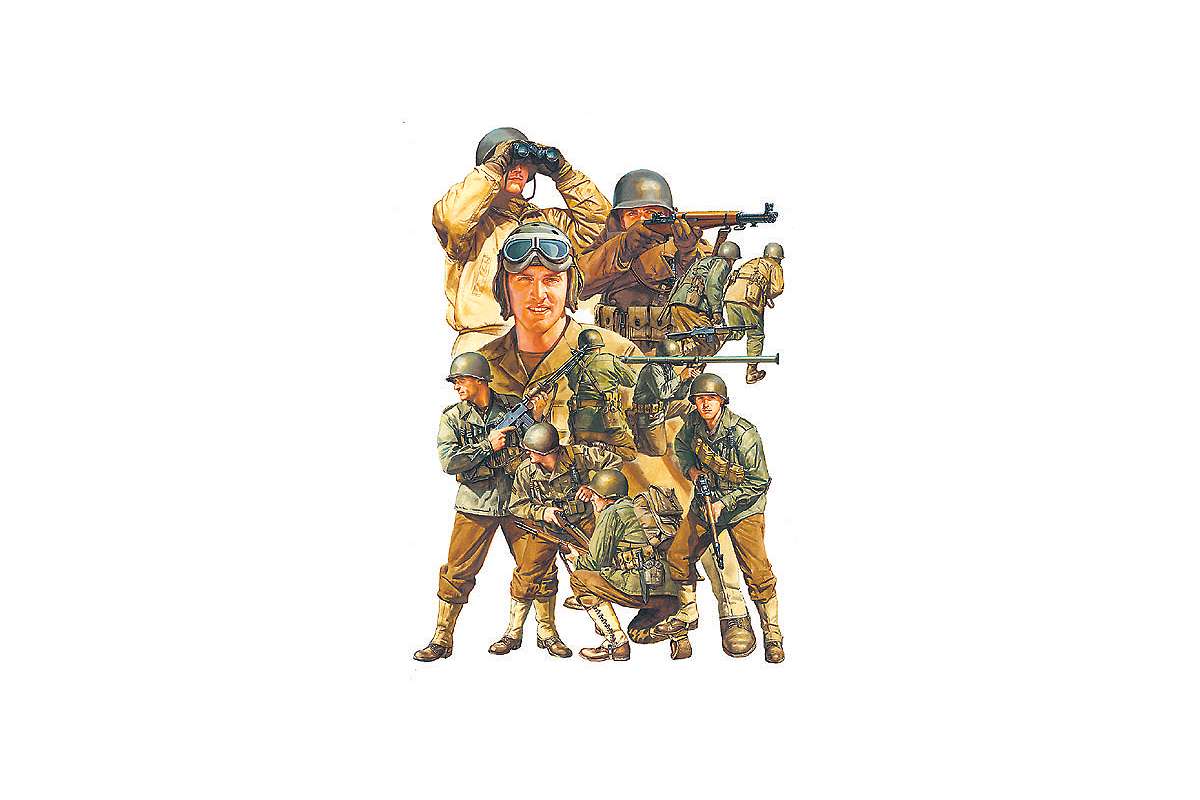 Tamiya WWII U.S. Infantry GI Set 1/48 plastbyggsats – 32513
