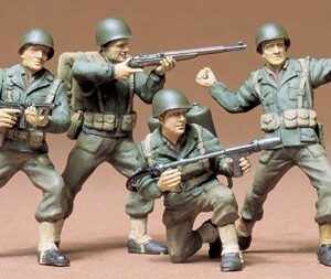 Tamiya U.S. Infantry 1/35 plastbyggsats – 35013